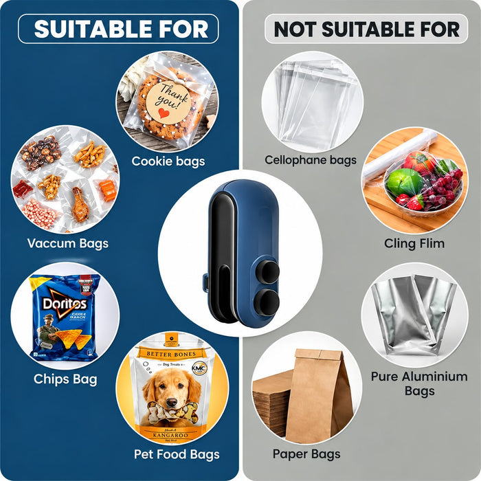 Flyblend portable bag sealer