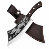 Kitchen Meat Cleaver with Wooden Handle