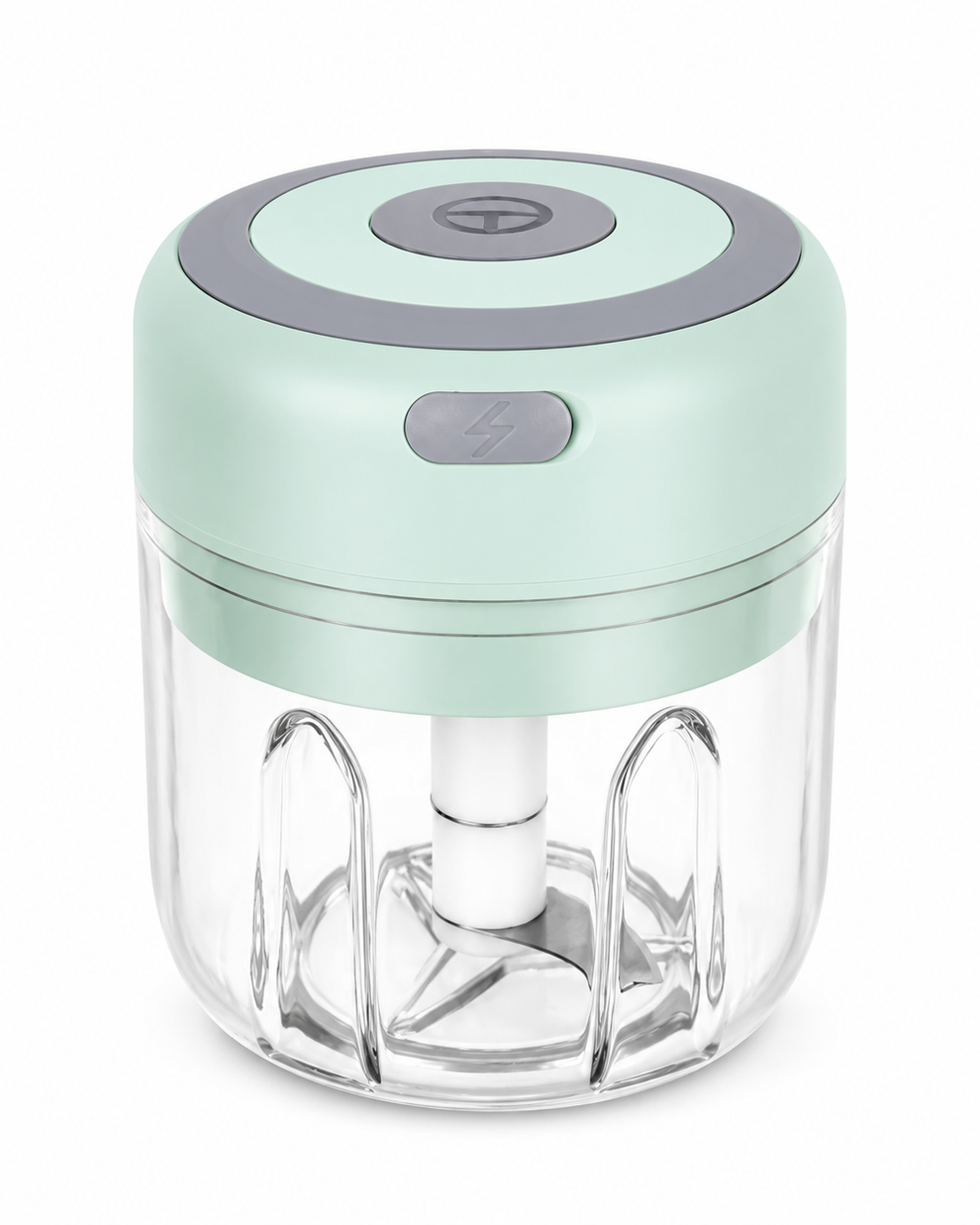 300ml Rechargeable Food Chopper - Mini Electric Garlic & Vegetable Cutter